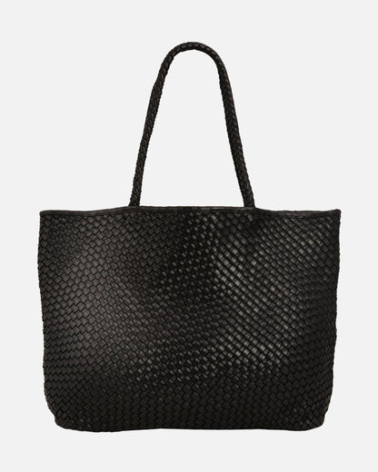 Taylor | Woven Leather Tote Bag