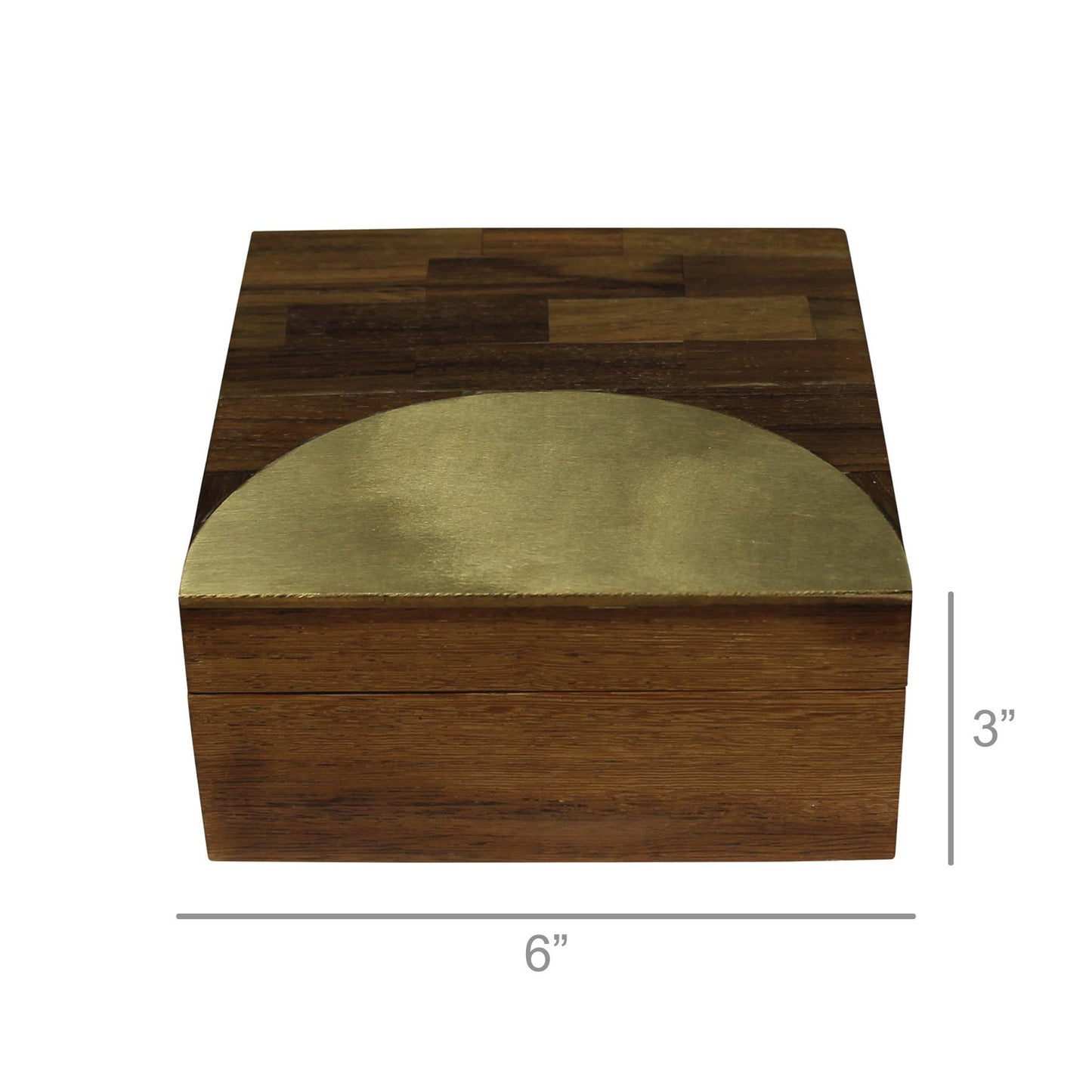 Box, Teak & Brass