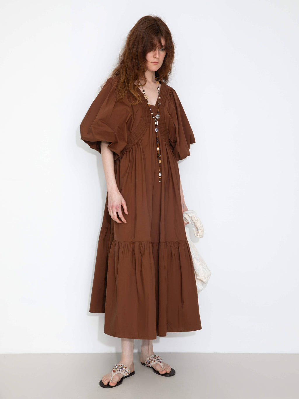 Puff Sleeve Vacation Dress