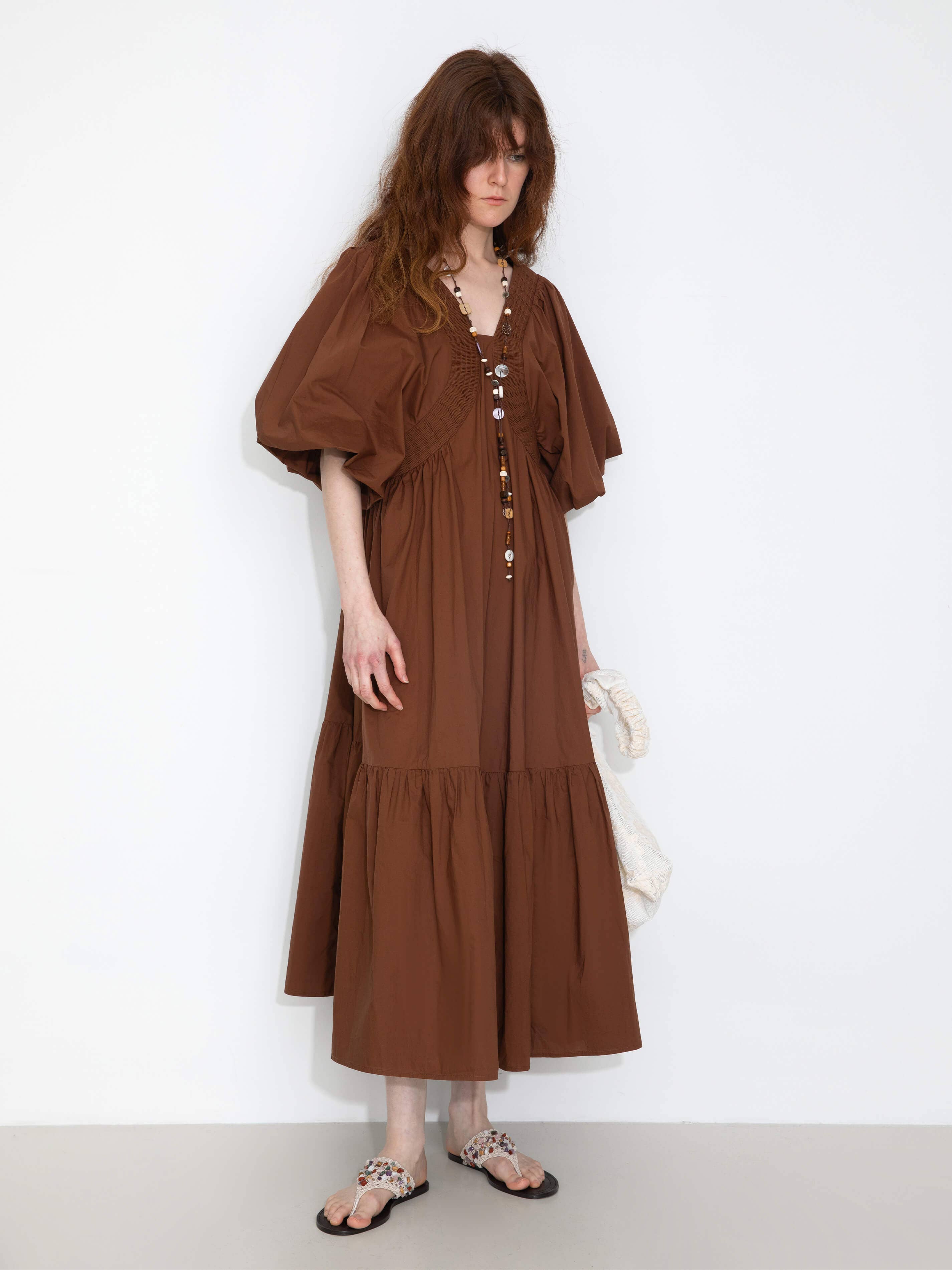 Puff Sleeve Vacation Dress