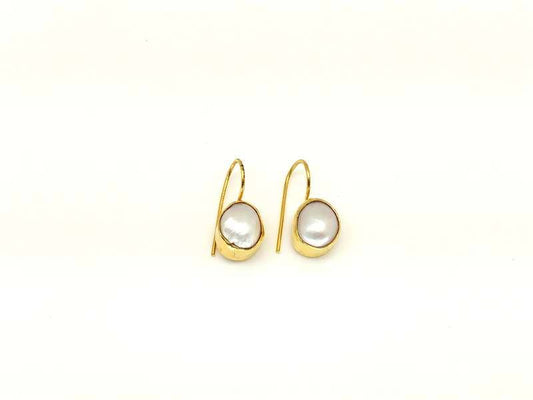 Pearl Handmade Gold Earrings