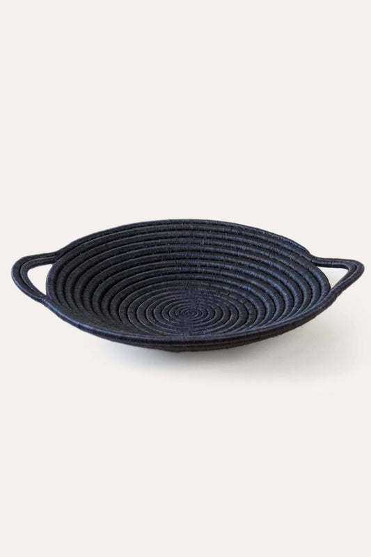 Double Handle Bowl Black