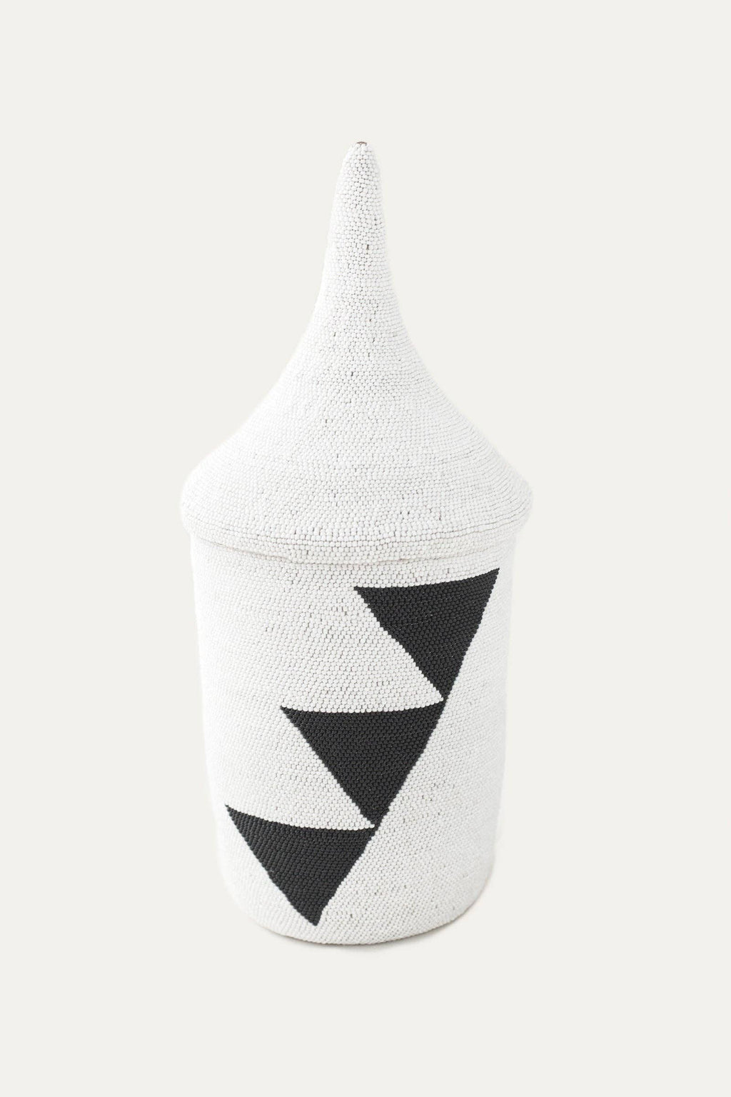 Beaded Triangle Peace Basket