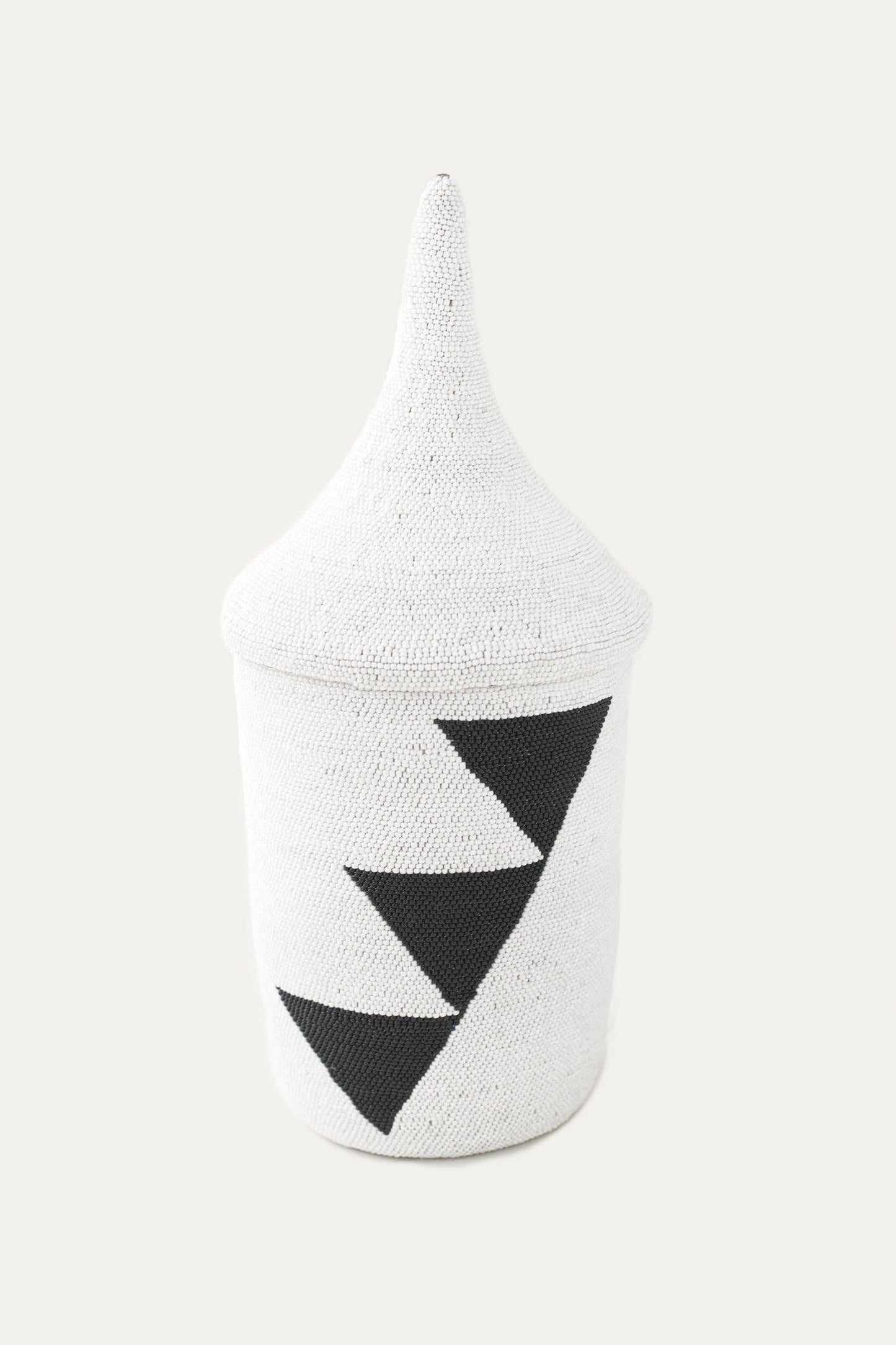 Beaded Triangle Peace Basket