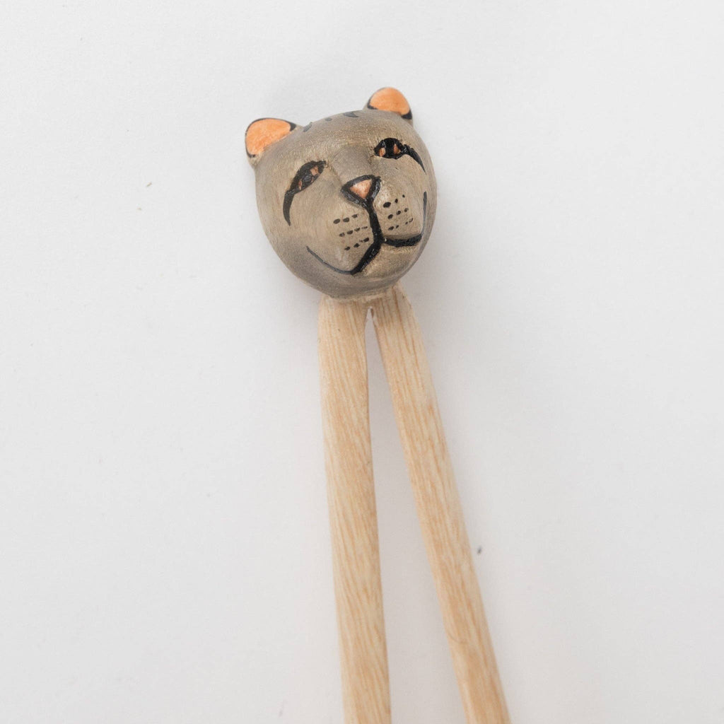 Training Chopsticks  with Cat