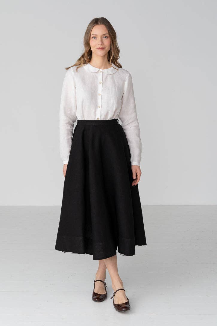 Wrap – Full-Circle Linen Skirt
