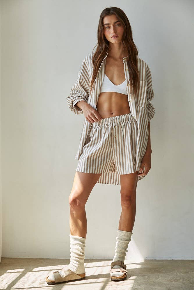 Striped Oversized Shirt