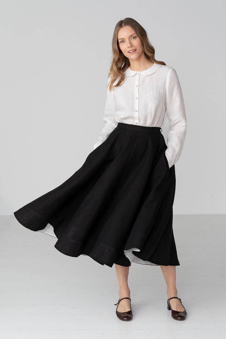 Wrap – Full-Circle Linen Skirt