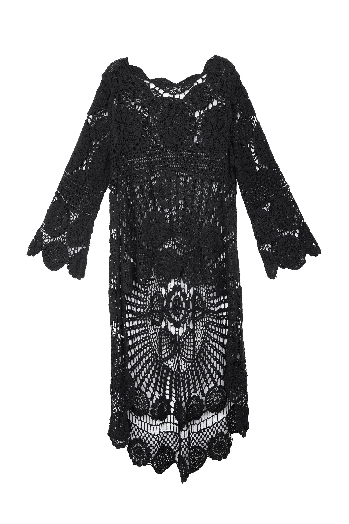 High Low Crochet Cover Up