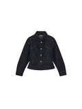Fitted Stand Collar  Jacket