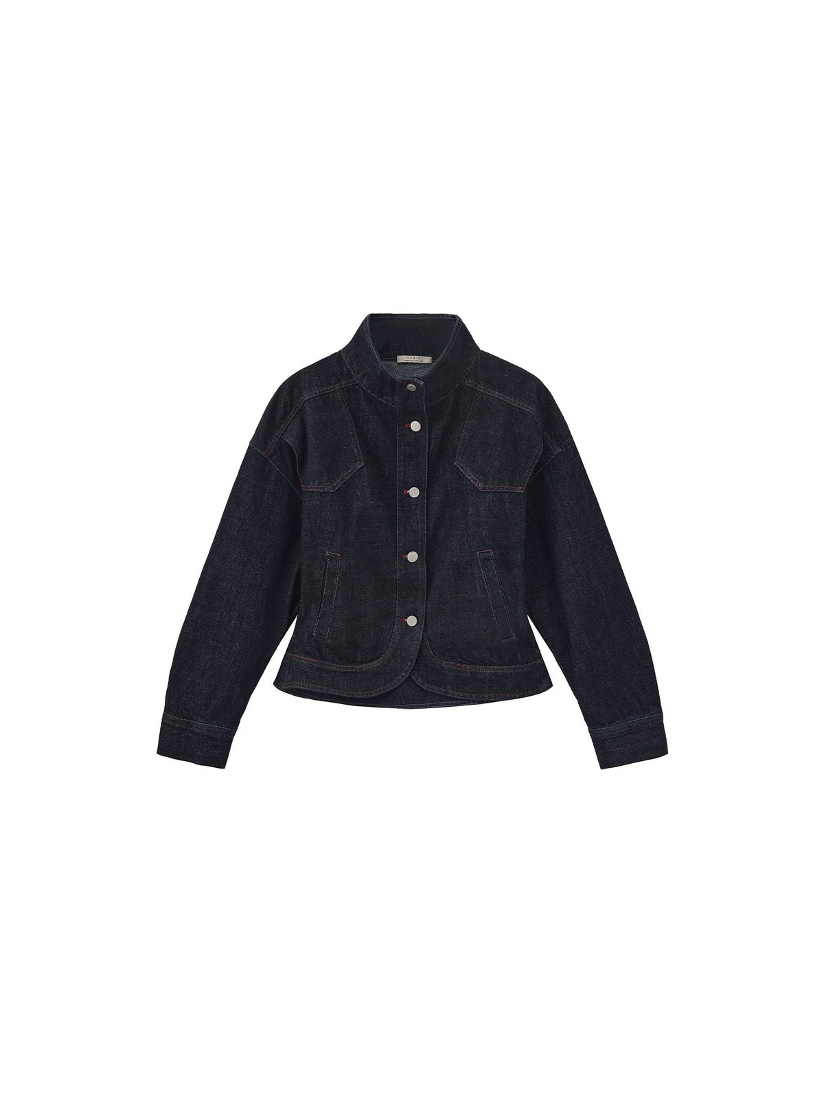 Fitted Stand Collar  Jacket