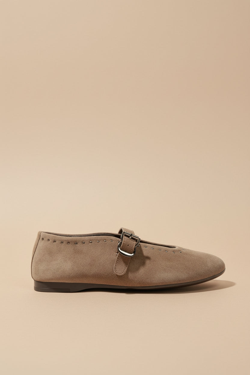 Studded Ballet Flats