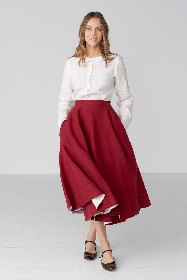 Wrap – Full-Circle Linen Skirt