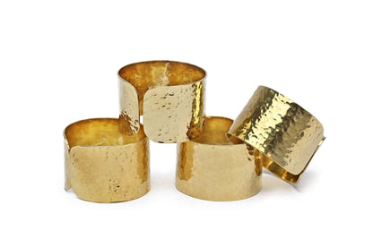 Napkin Rings, brass