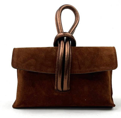 BETTY Suede & Metallic Crossbody Bag JIJOU CAPRI