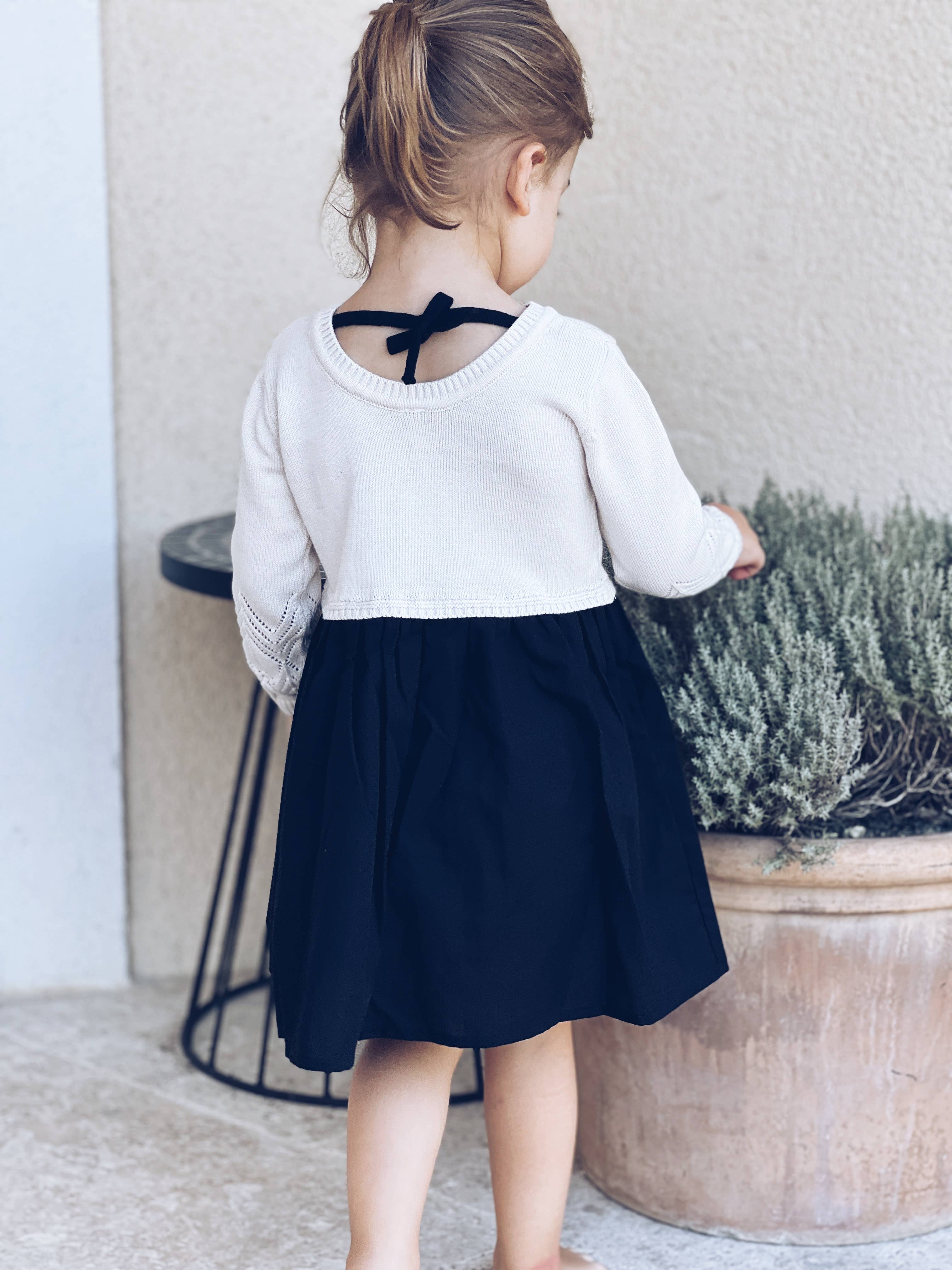 Baby / Kids Girl Knitted Dress 100% Cotton