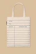 Library Card Tote