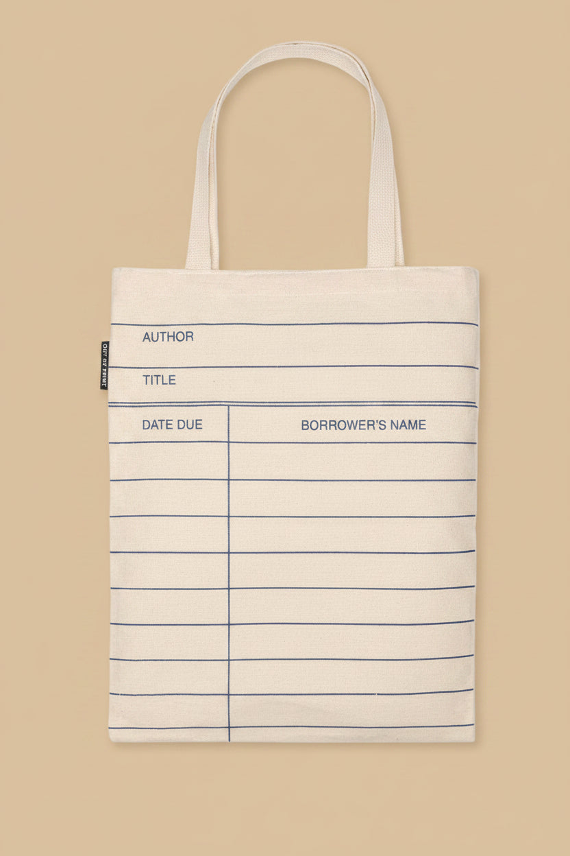 Library Card Tote