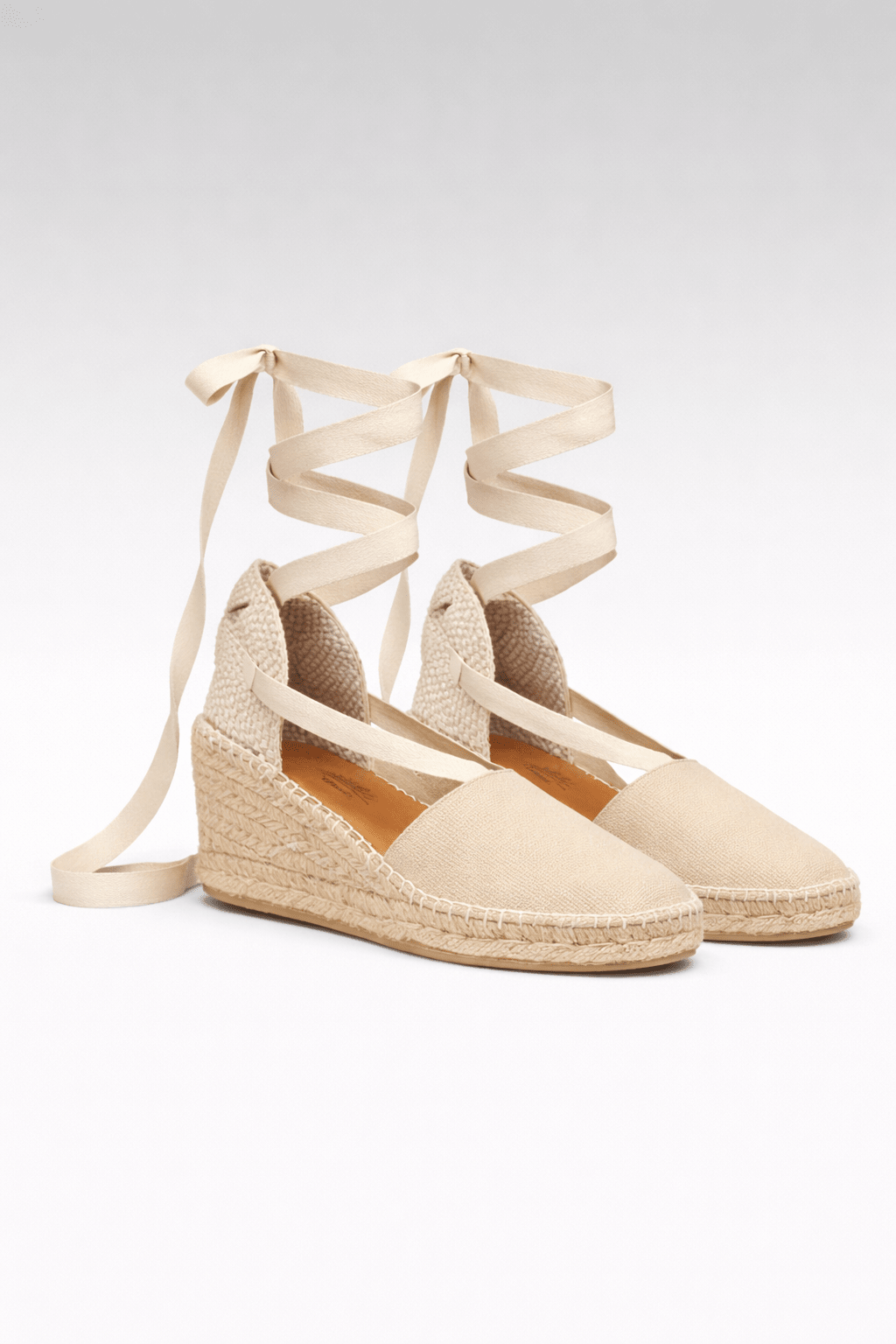Jade Natural Wedge Sandals