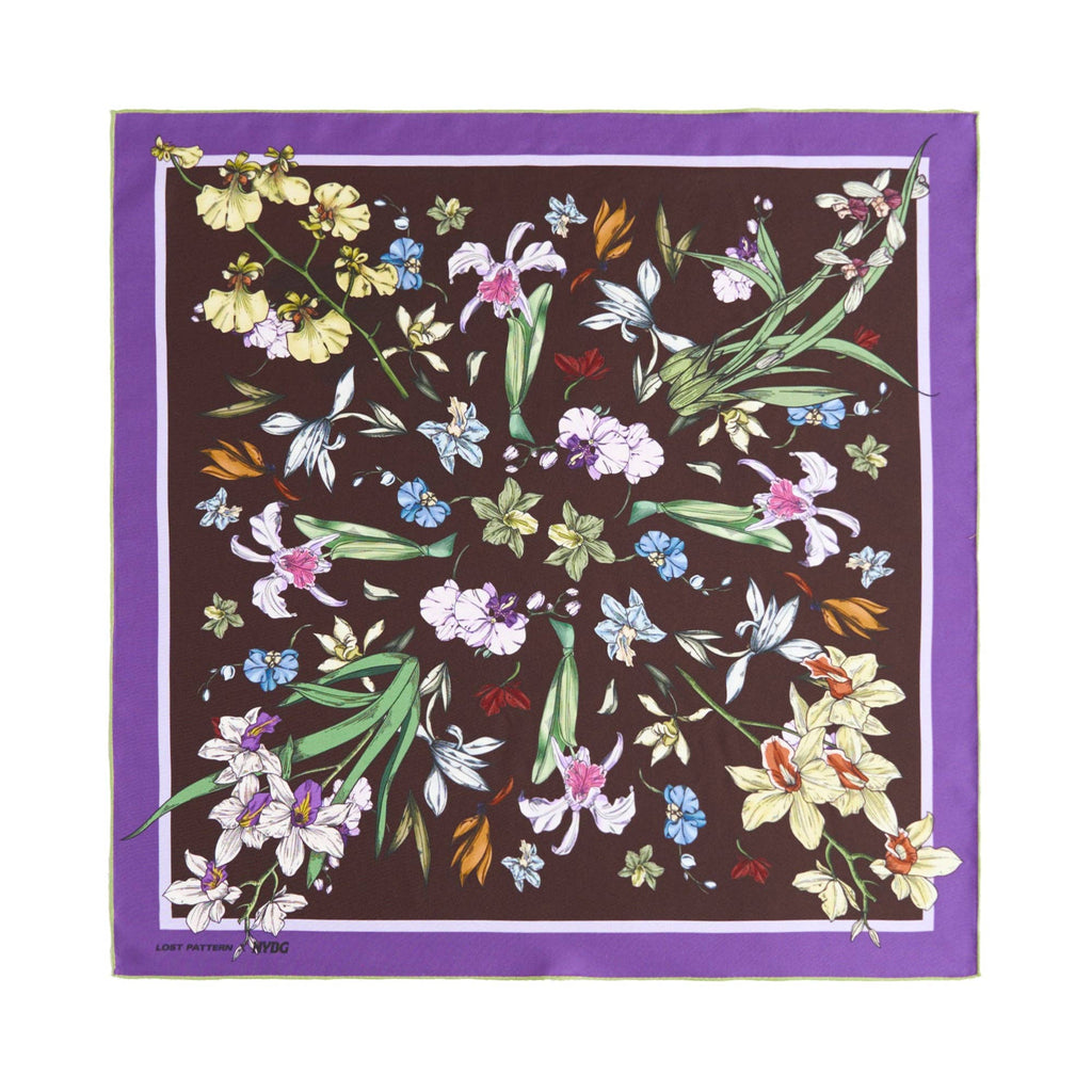 "Orchid Symphony" Silk Wrap