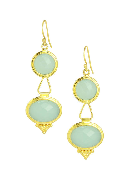 Gemstone Lantern Earring