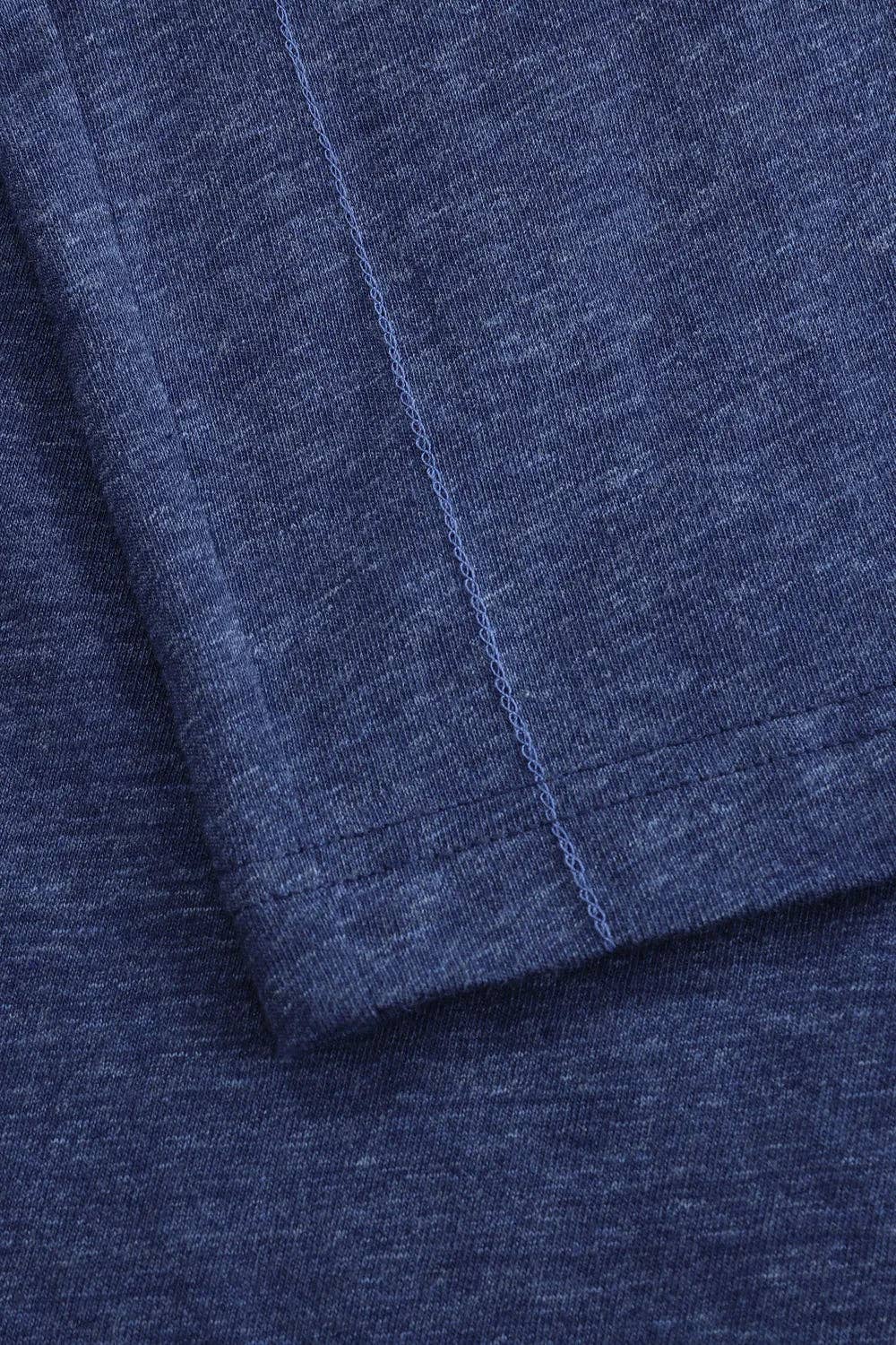 Men’s Polished Long-Sleeve Polo - Maritime Blue