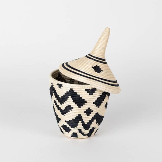 Sisal Peace Basket in Boutique Clover