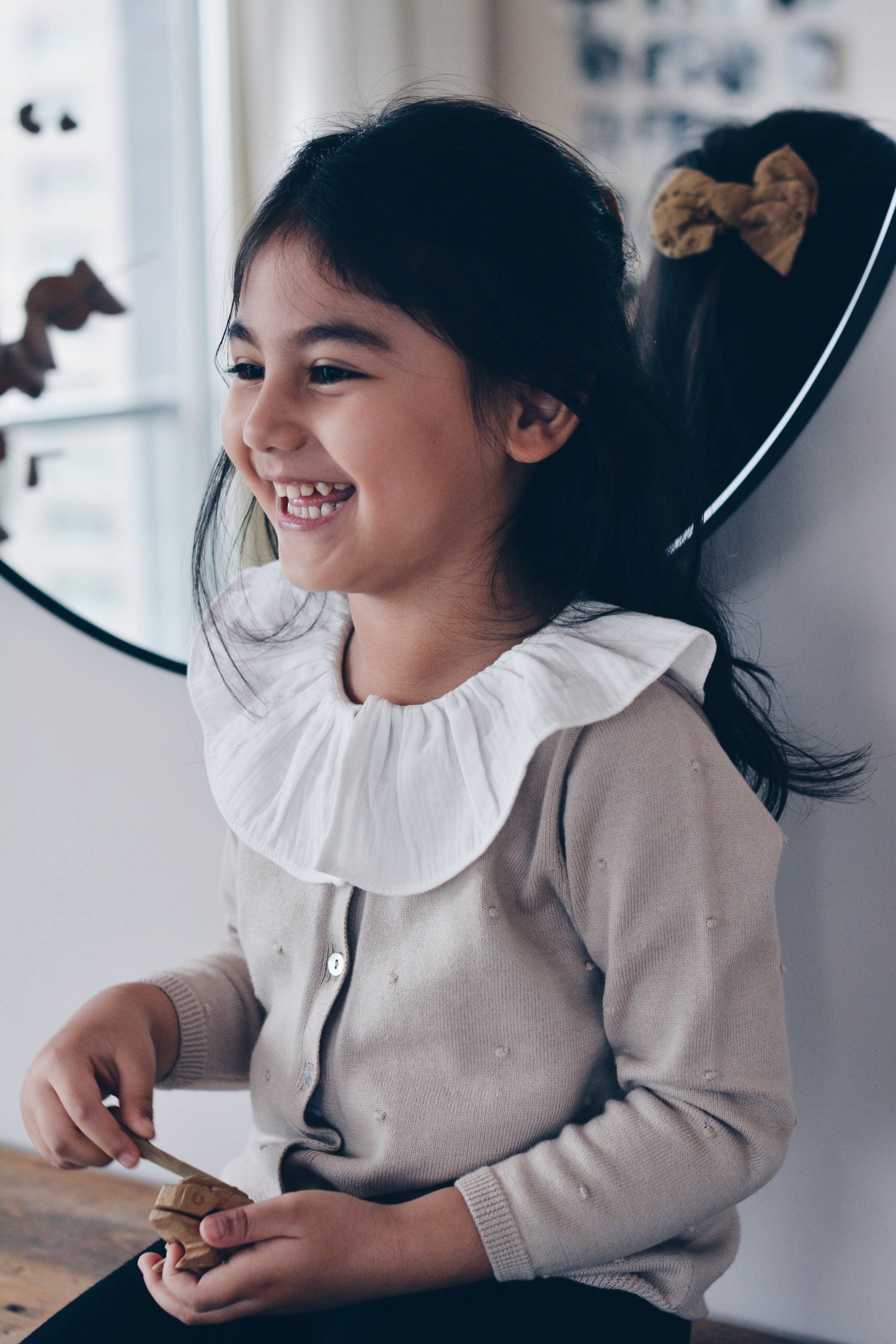 Baby / Kids Girl Knitted Cardigan Fall Winter 100% Cotton