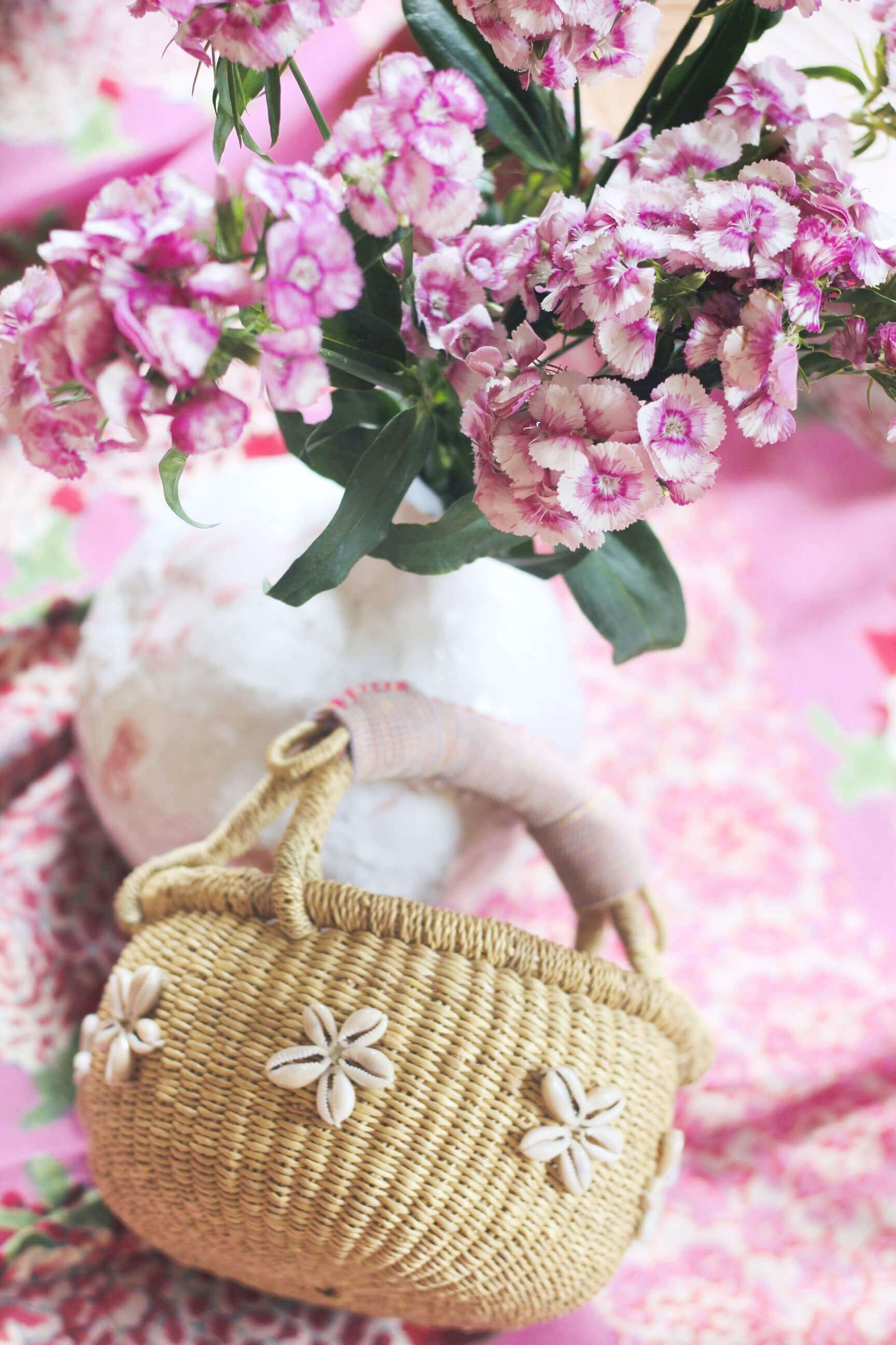 Mini Flower Bolga Basket