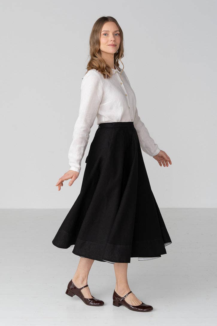 Wrap – Full-Circle Linen Skirt