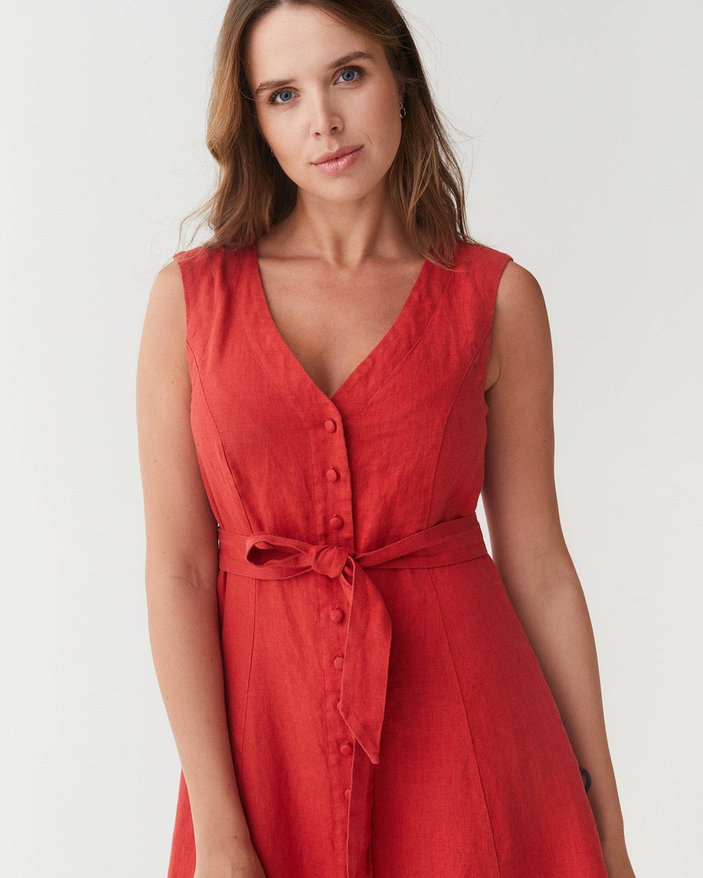 Aurora Linen Dress