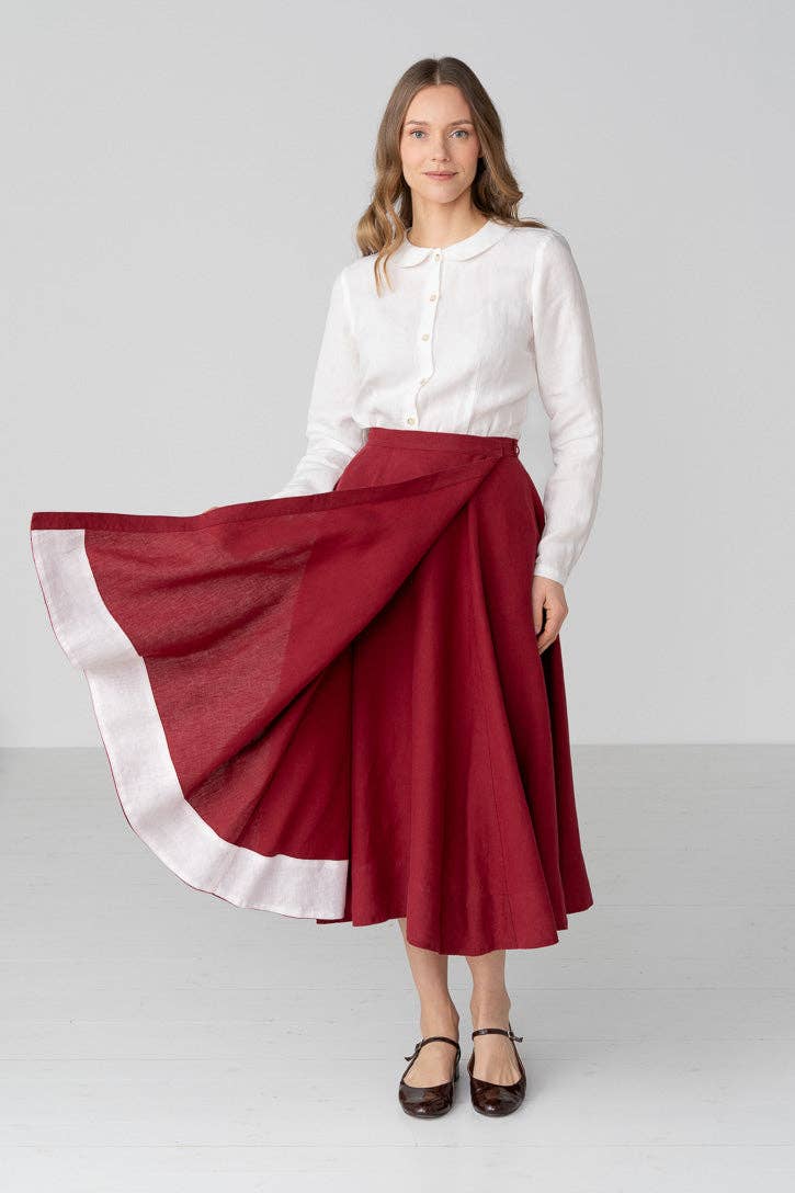 Wrap – Full-Circle Linen Skirt