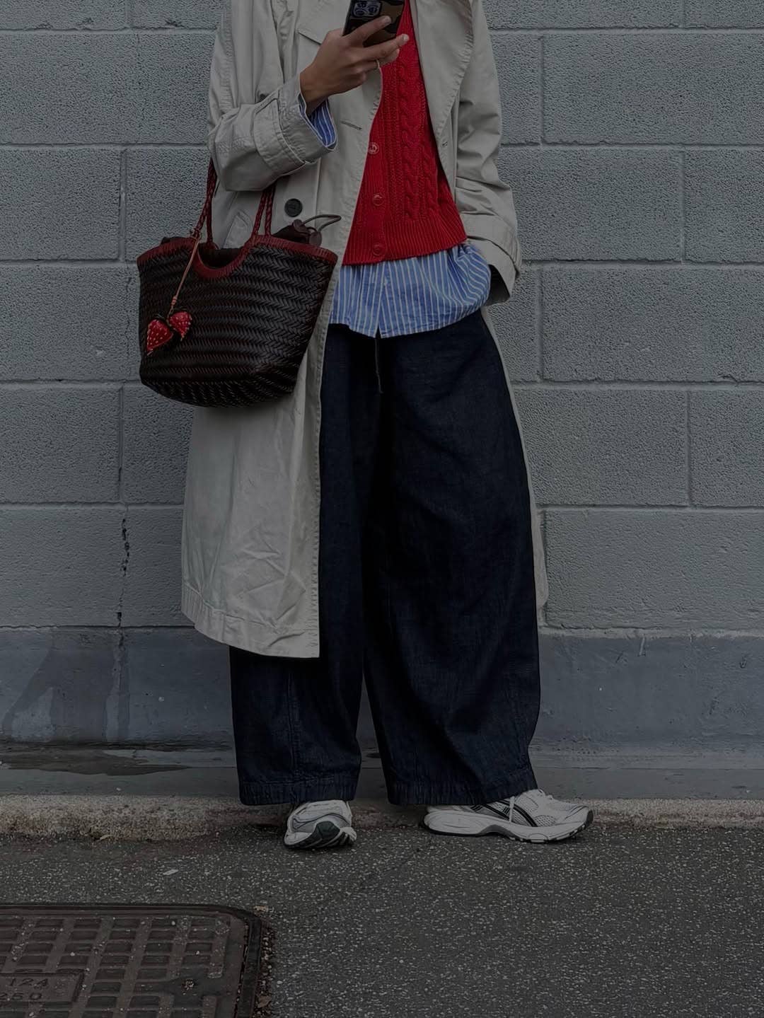 Handwoven Bicolor Tote Bag
