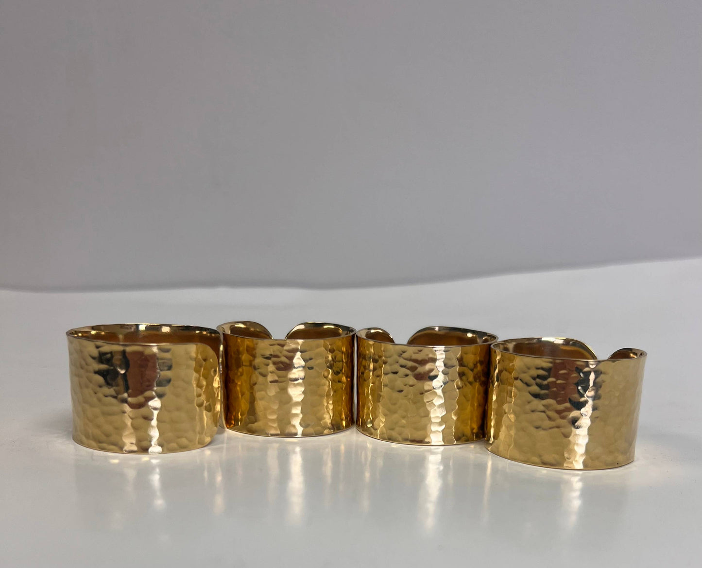 Napkin Rings, brass
