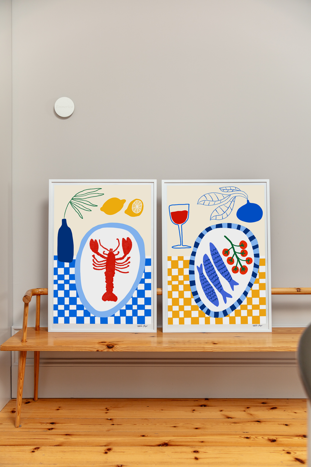 Sardines Dinner Fine Art Print