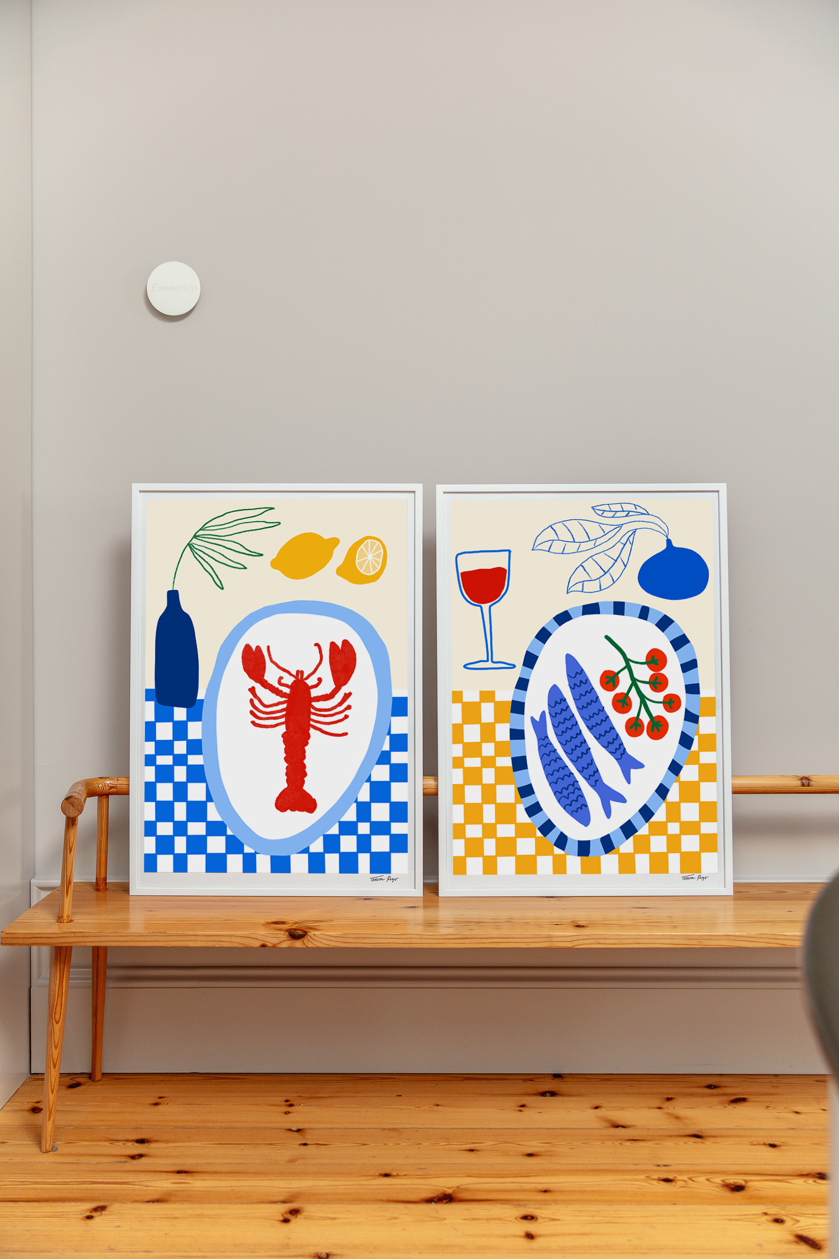 Sardines Dinner Fine Art Print
