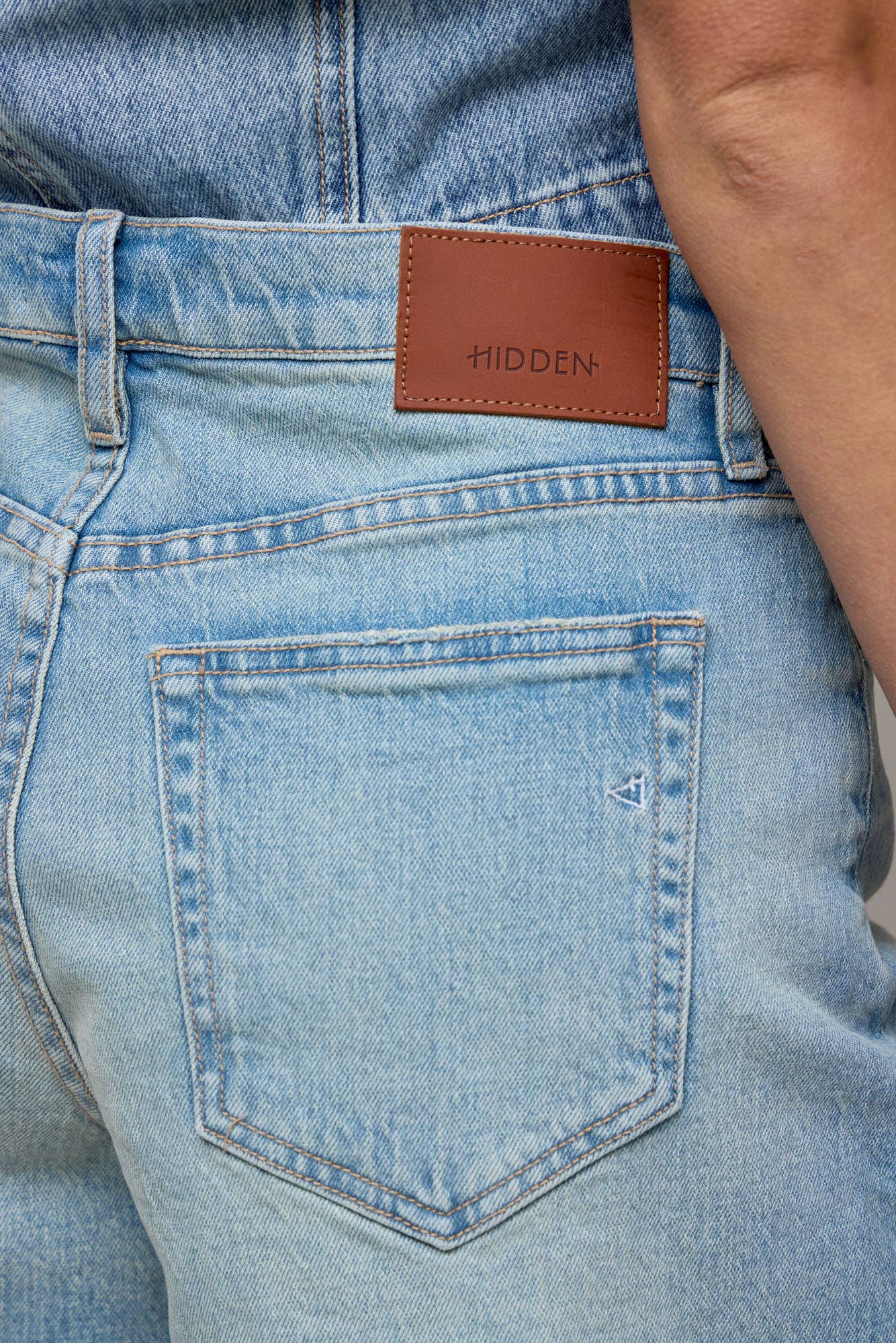 Raw Hem Mid Thigh Shorts