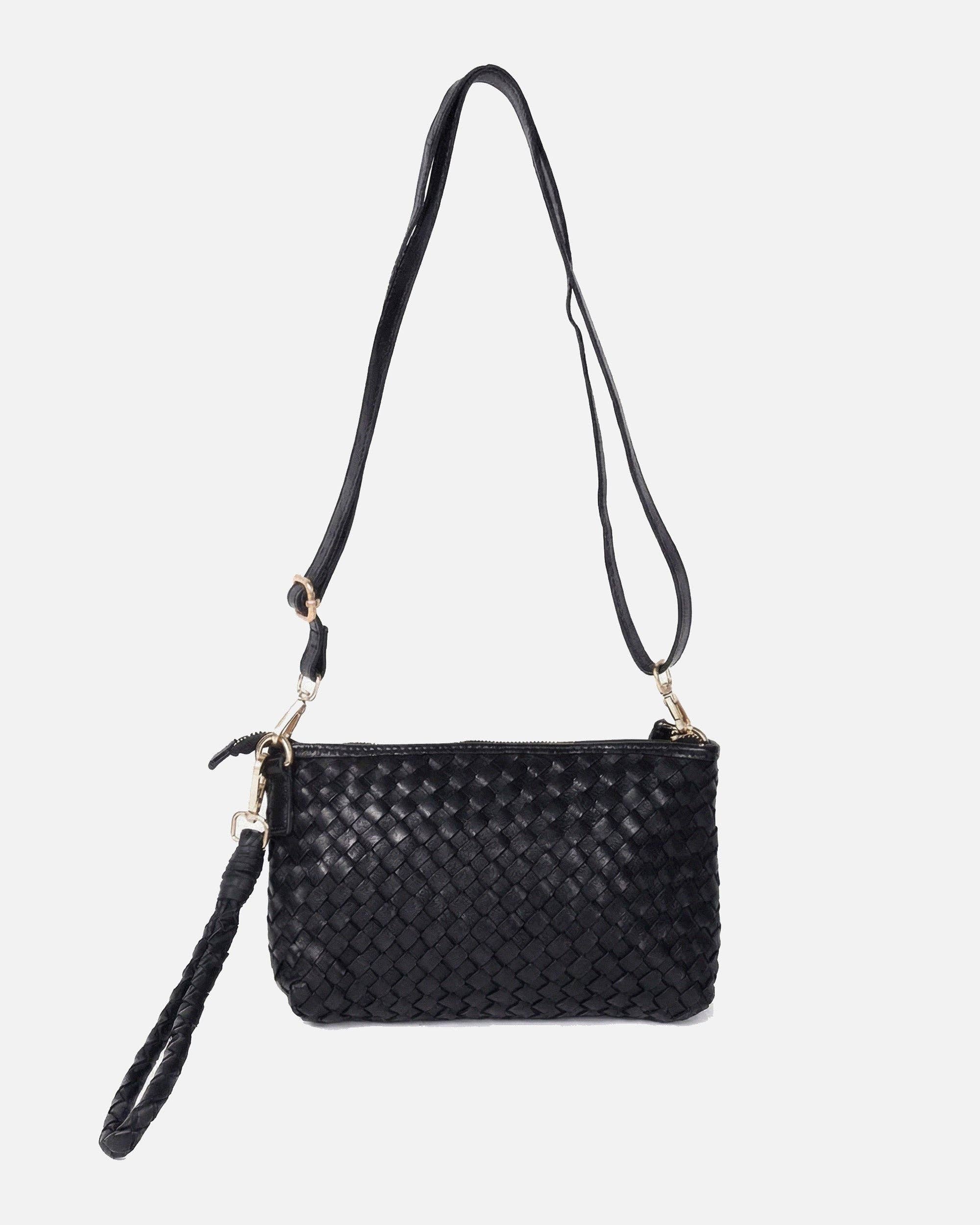 Fabrie | Woven Leather Crossbody Bag