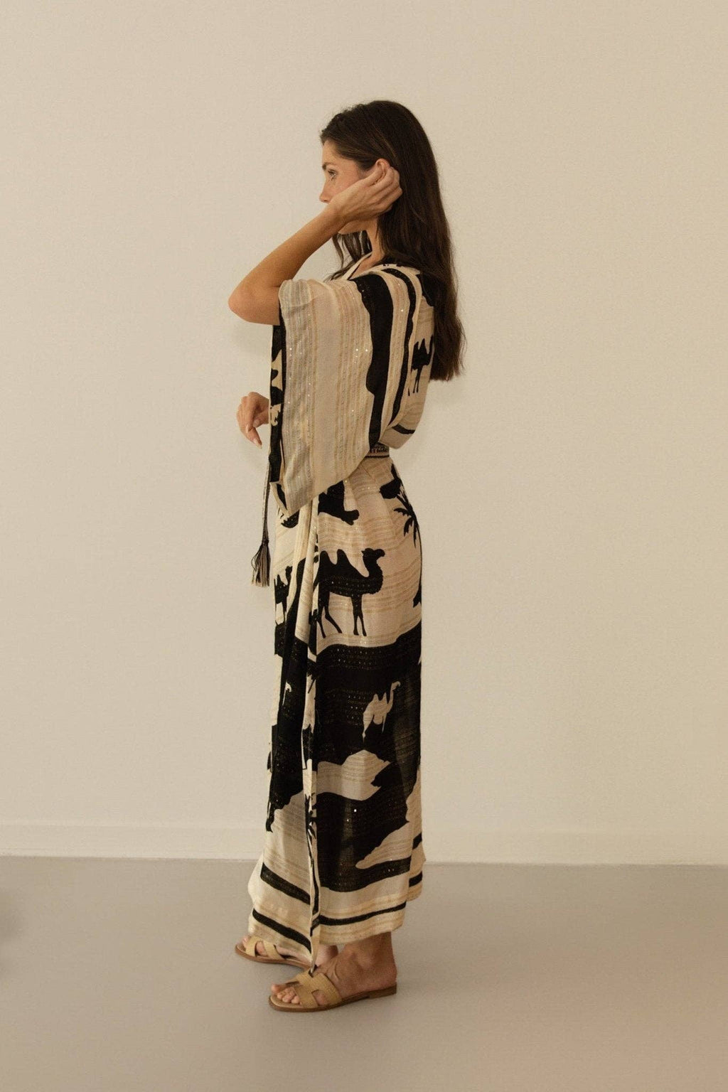 Kha Kimono in Nero