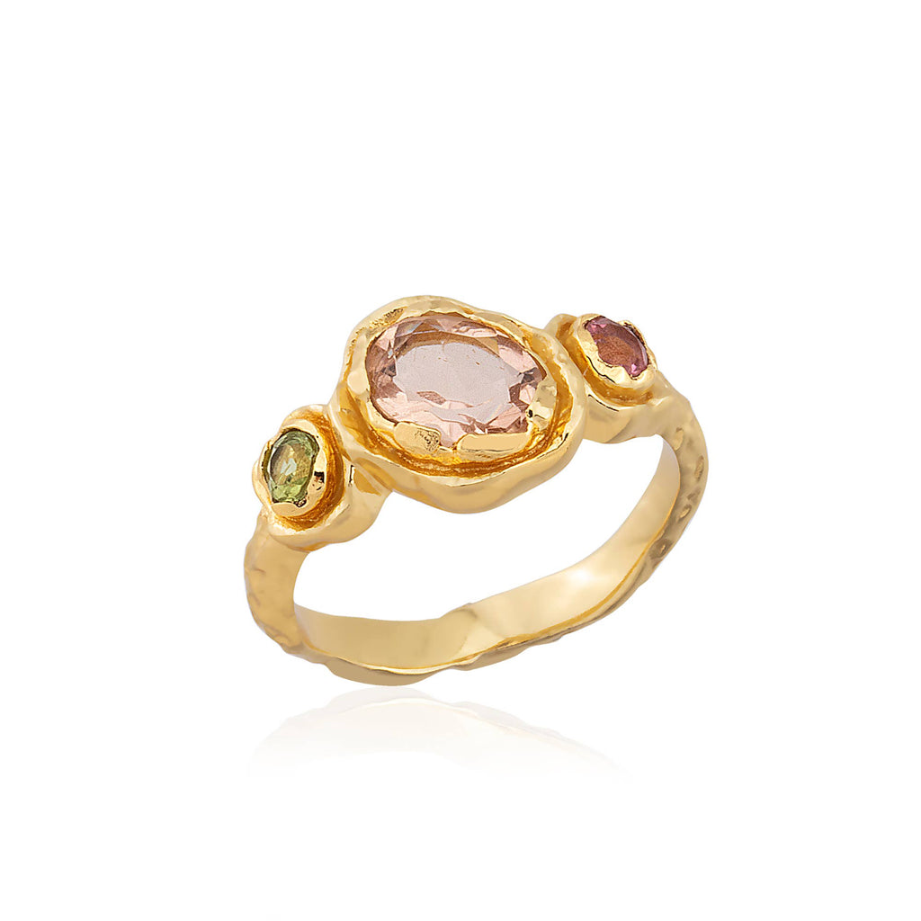 Nature's Embrace Multi-Stone Ring