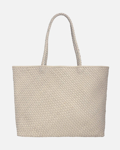 Taylor | Woven Leather Tote Bag