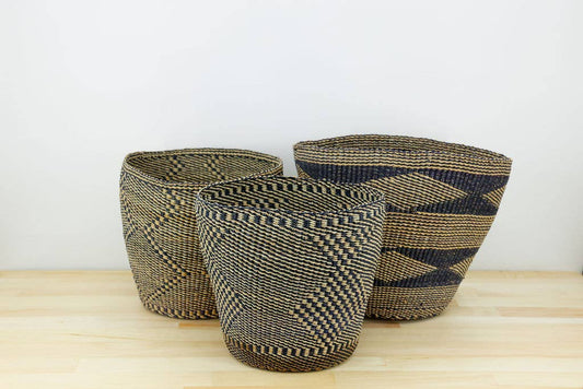 Potted Planter, diamond weave