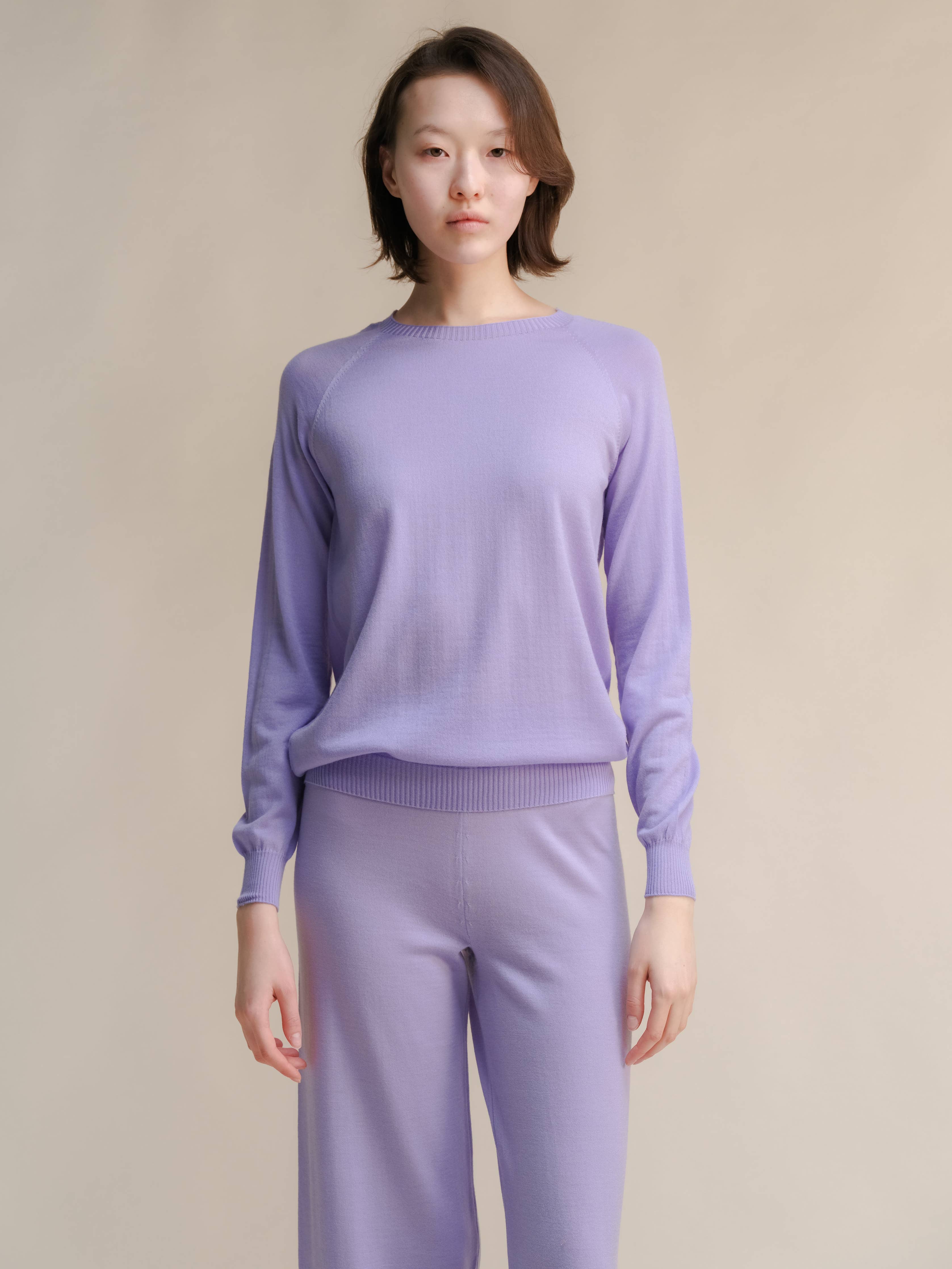 Extra Fine Merino Wool Crewneck Sweater