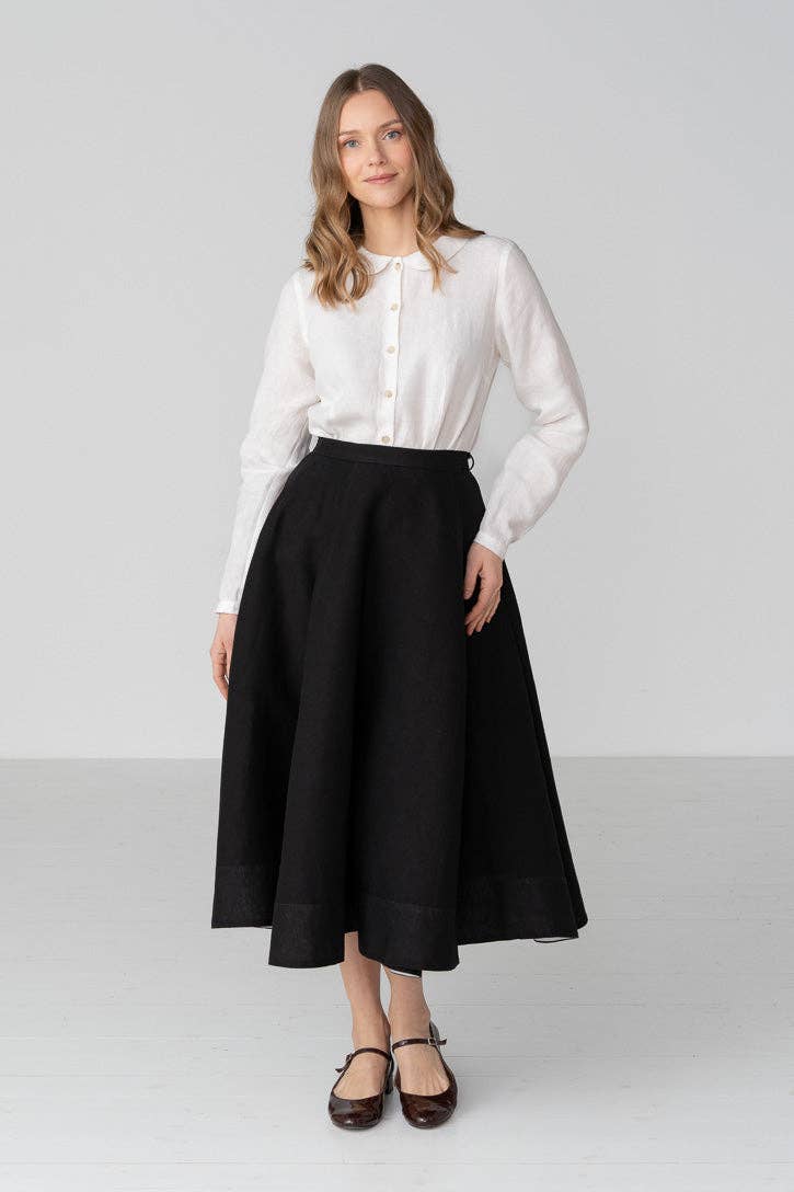 Wrap – Full-Circle Linen Skirt