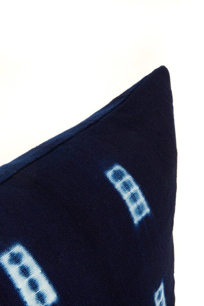 Malian Decorative Indigo Pillow Cover
