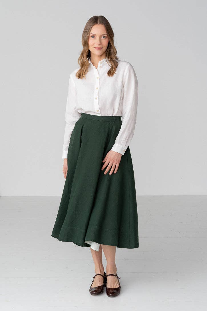Wrap – Full-Circle Linen Skirt