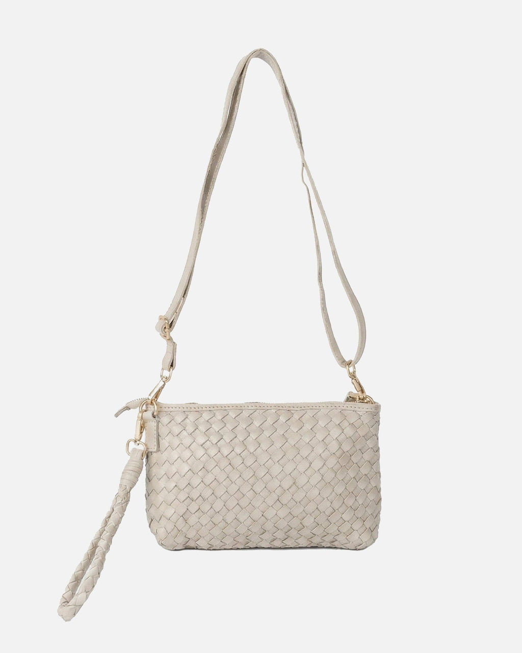 Fabrie | Woven Leather Crossbody Bag