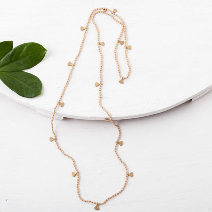 Beaded Fan Necklace