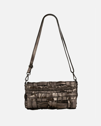 Dries | Metallic Leather Crossbody Bag
