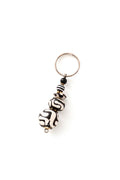 Stacked Batik Bone Keychain